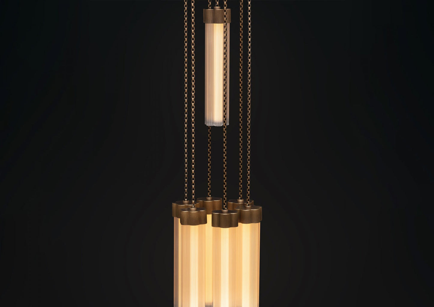 Delphi 7 Chandelier by Jamie Gray