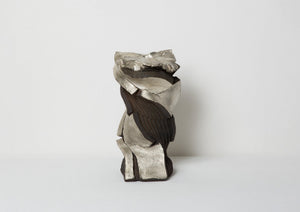 TANKA WITH SILVER SCULPTURAL FORM BY SHOZO MICHIKAWA