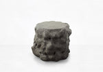 BLACK WOOD CLAY STOOL