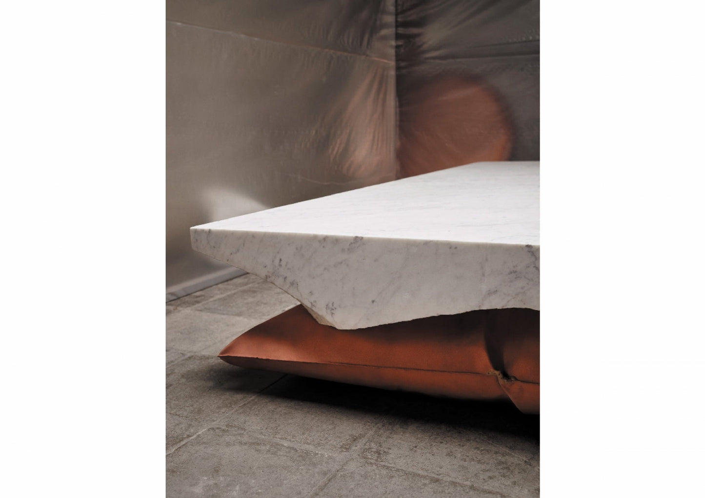 In Hale - Coffee Table in White Carrara - BEN STORMS