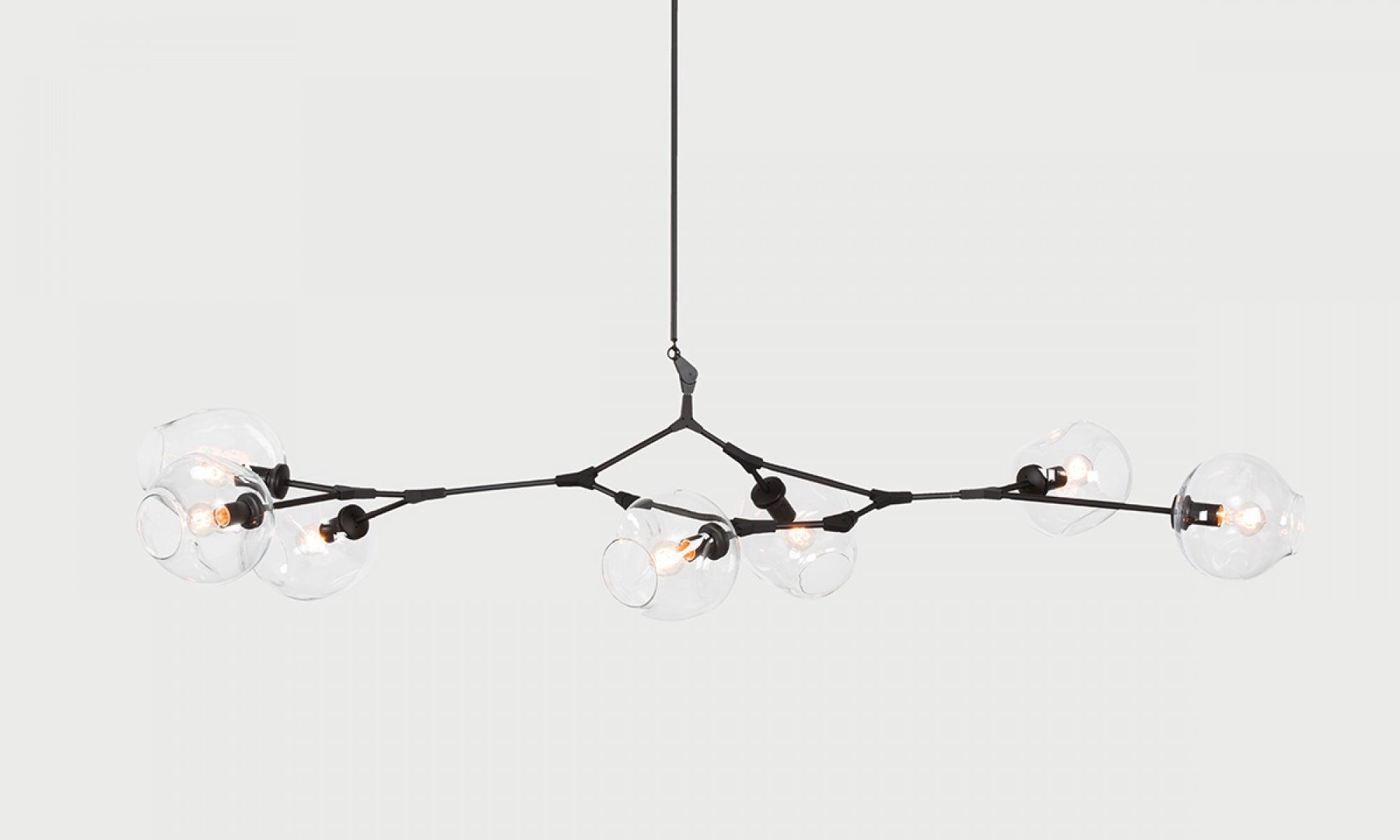 Branching Bubble Chandeliers