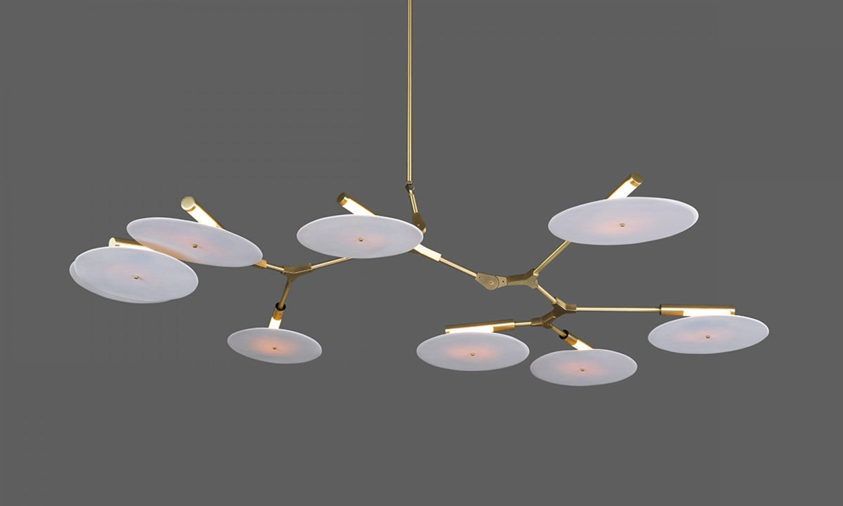 Branching Disc Chandeliers