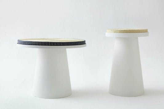 Material Container stool and low table