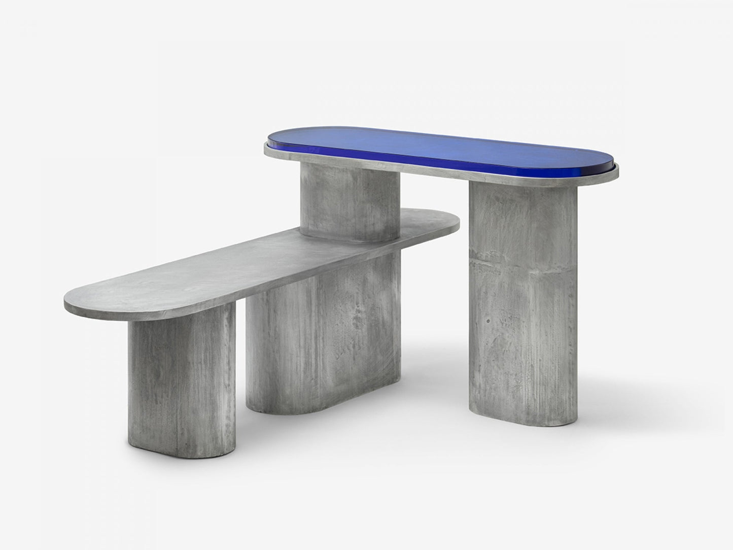 Unsighted Table Blue