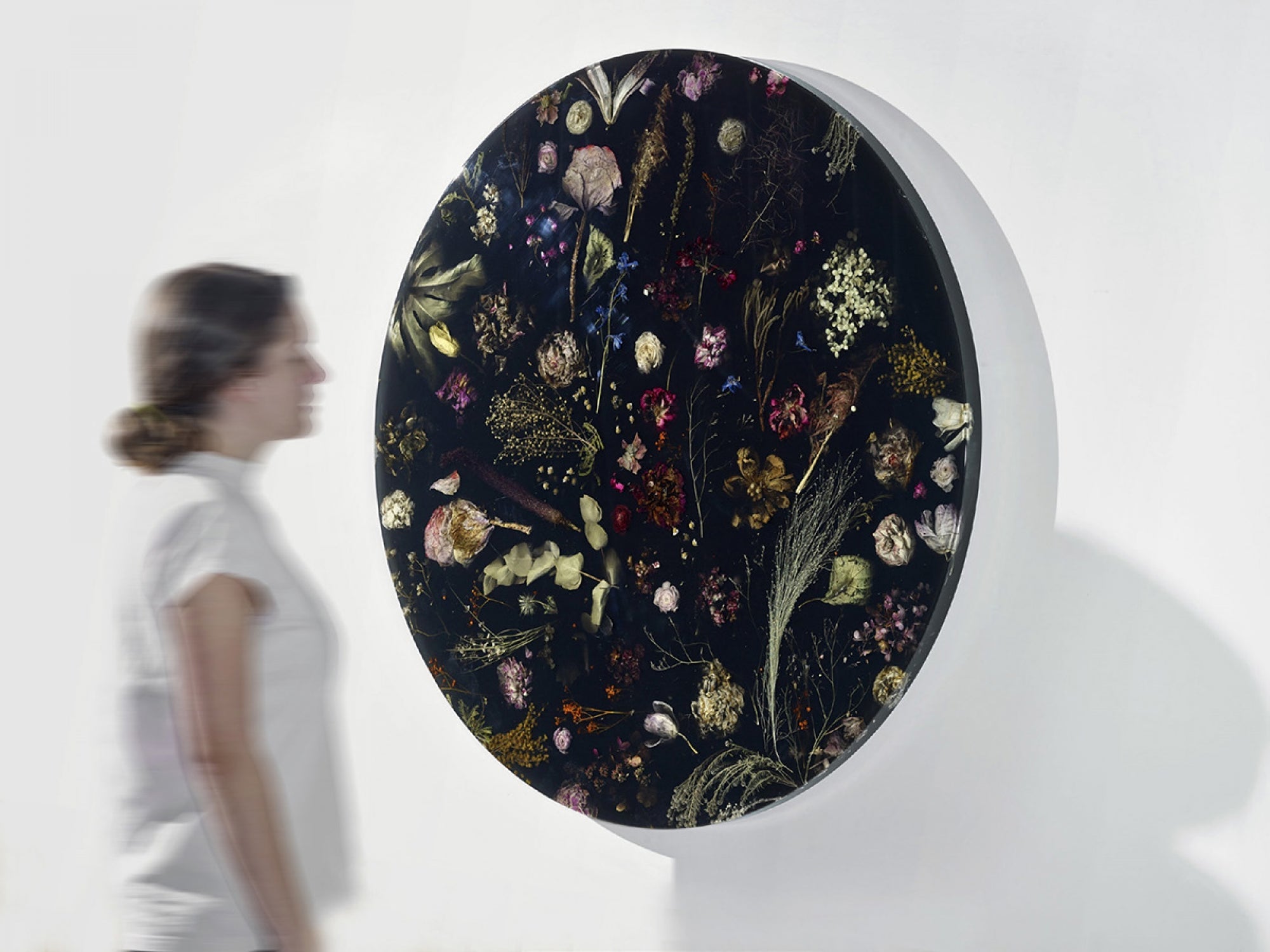Wall Hanging Disc Flora