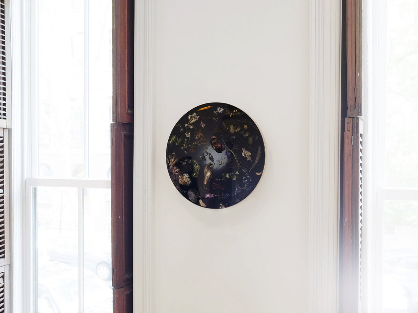 Wall Hanging Disc Flora