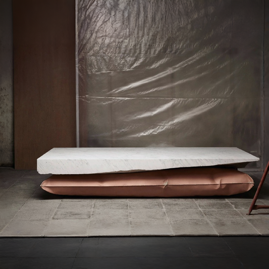In Hale - Coffee Table in White Carrara - BEN STORMS