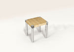 Anodised Wicker Stool