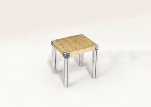 Anodised Wicker Stool