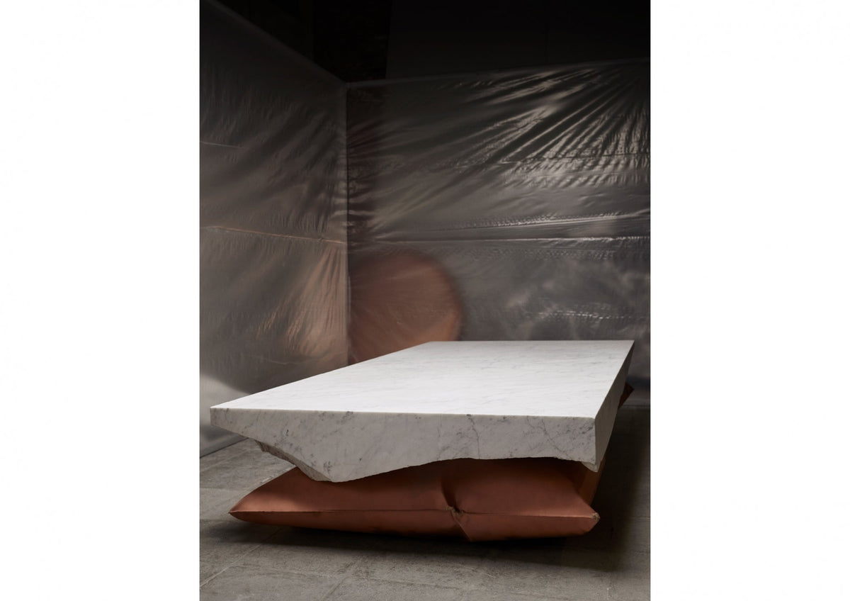 In Hale - Coffee Table in White Carrara - BEN STORMS